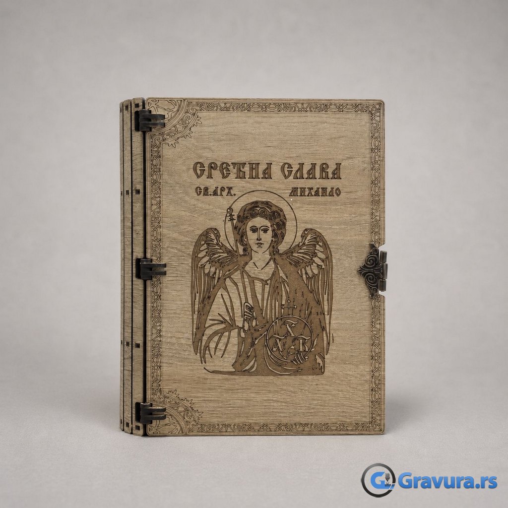 Srecna slava drvena kutija arhangel mihajlo 2